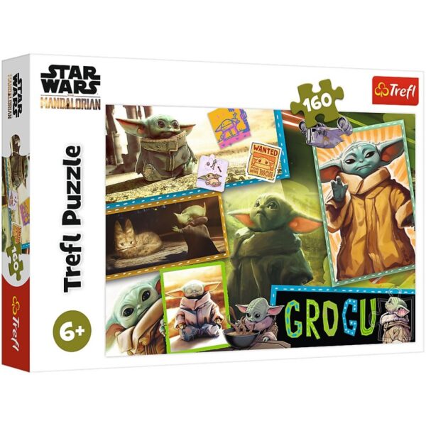 15411 Dětské puzzle - Starwars grogu - 160ks