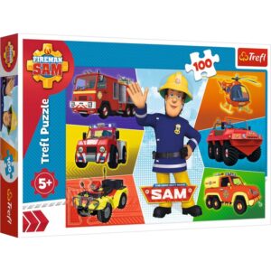 16354 Dětské puzzle - Fireman Sam - 100ks