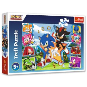 16465 Dětské puzzle - Ježek Sonic - 100ks