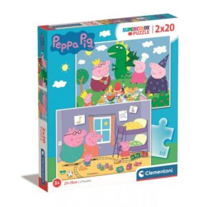 247783 Dětské puzzle - Peppa pig II. - Sada 2x20ks