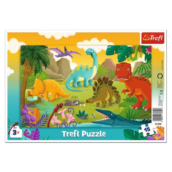 31359 DR Dětské puzzle - Dinosaurus II.- 15ks