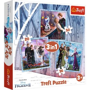 34853 Dětské puzzle - Frozen - 3v1