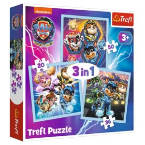 34869 Dětské puzzle - Paw Patrol - 3v1
