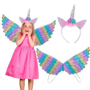 5076 Dětský set kostýmových doplňků - Jednorožec