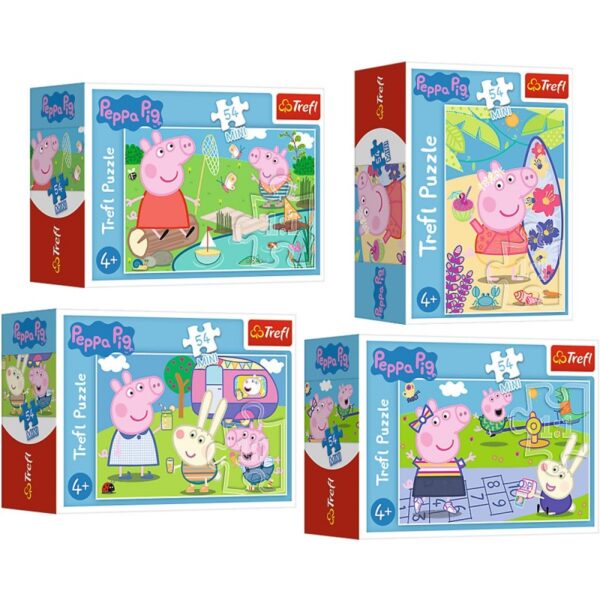 54169 TREFL Mini puzzle - Peppa Pig - sada 4ks