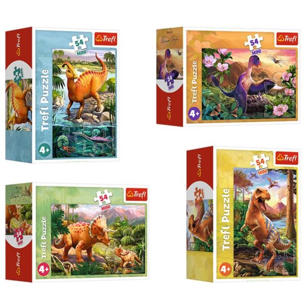 54194 TREFL Mini puzzle - Dinosaurus - sada 4ks