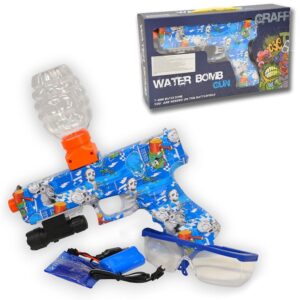 782564 Pistole na gelové kuličky se zásobníkem - Water Bomb Gun - Blue