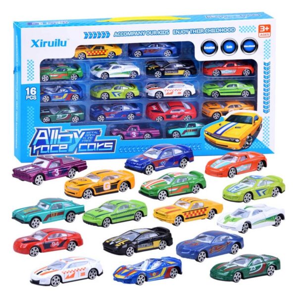 ZA2787 DR Autíčka Alby race cars 16 kusů