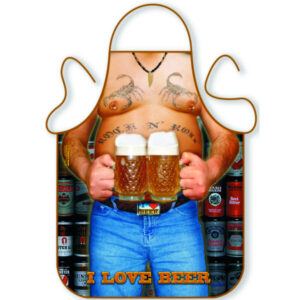 Zástěra I love beer