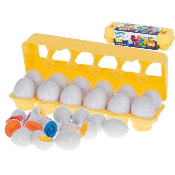 5964 DR Montessori - vzdělávací hra - 3D vajíčka