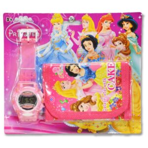 791154 Digitální hodinky a peněženka - Princess