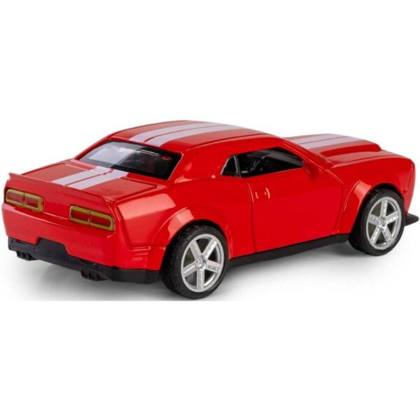 B-400 Daffi Kovový model - Die Cast CRASH CAR - Chevrolet Camaro Červená