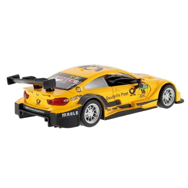 M-313 Daffi Kovový model auta - BMW M4 DTM Motorsport 1:44 Žlutá