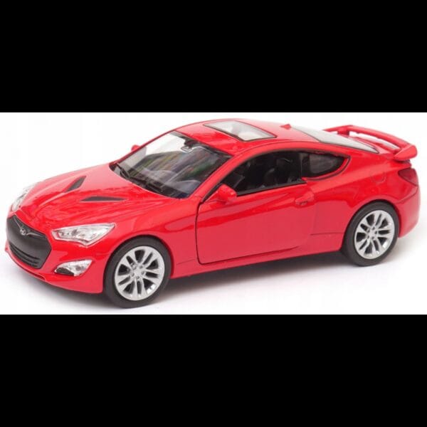 008805 Kovový model auta - Nex 1:34 - Hyundai Genesis II Coupe Červená