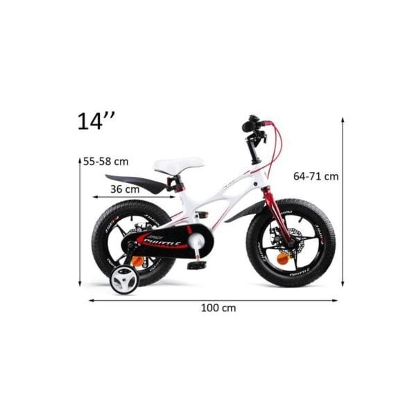 RO0135 CY DR Detský bicykel RoyalBaby 16" - RB16-22 Černá