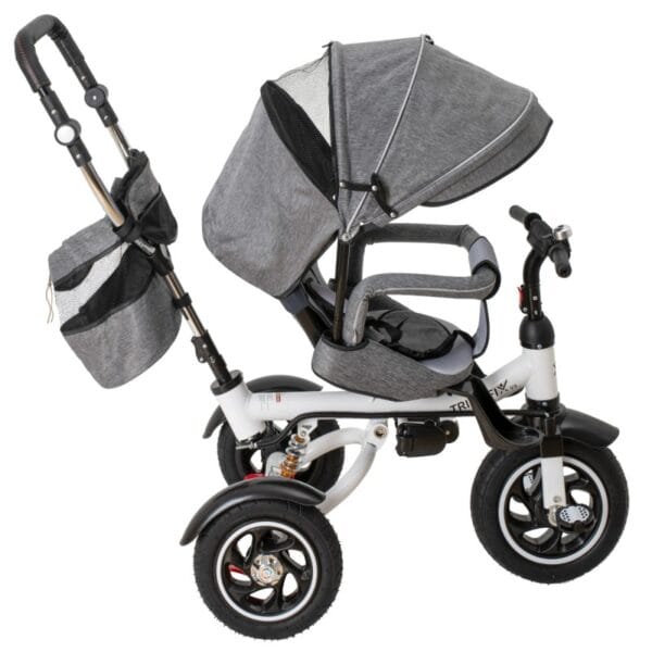 6628_5 DR Kočárek tříkolka Trike fix Šedá