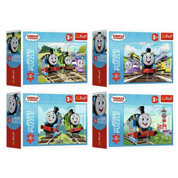 56039 TREFL Mini puzzle - Thomas and friends - sada 4ks