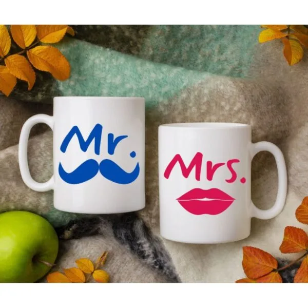KH3-01 DR Párové hrníčky - Mr & Mrs 330ml