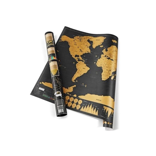 18183 Luckies of London Stírací mapa světa DELUXE 83x60cm