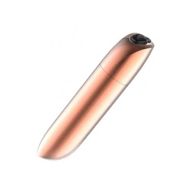 22-00048 Kompaktní USB vibrátor s 20 funkcemi - Powerful Bullet - Gold