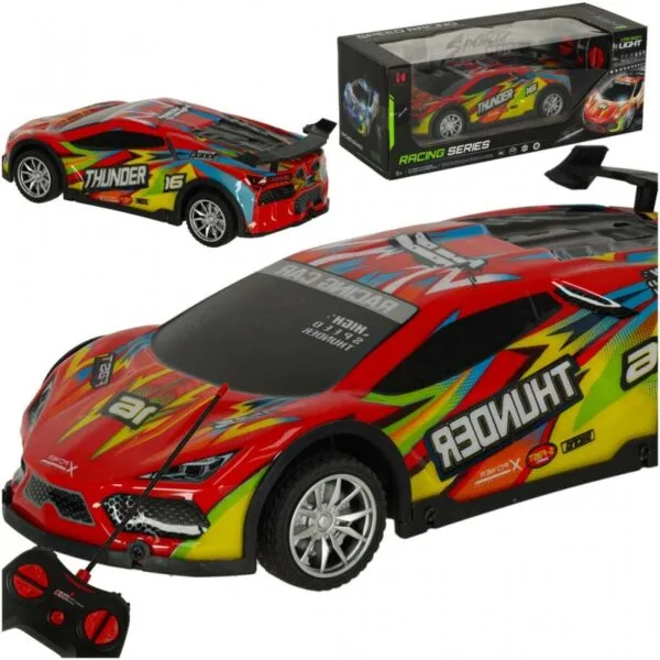 3373 RC auto na ovládání - Racing Series Červená