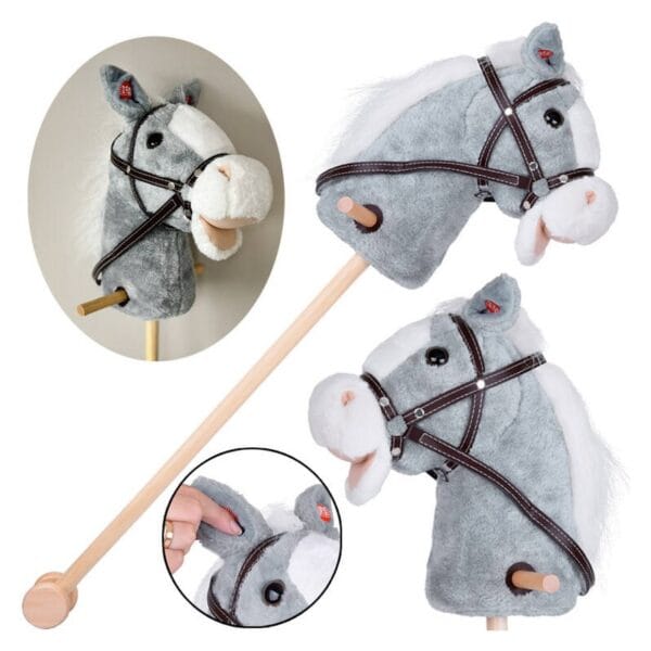 ZA5442 SZ Hobby Horse Mateo - Koník pro hobbyhorsing Šedá