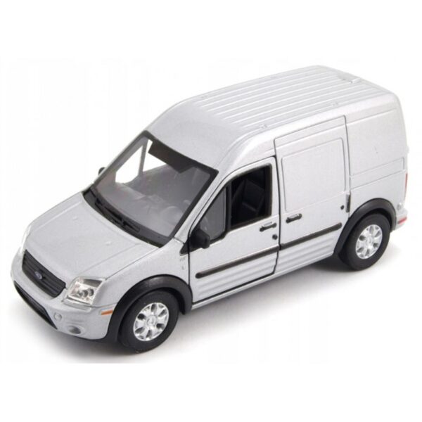 008805 Kovový model auta - Nex 1:34 - Ford Transit Connect Stříbrná