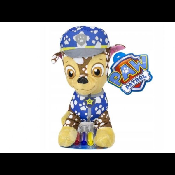 071190 Paw patrol - Kreslící barevný plyšák Modrá