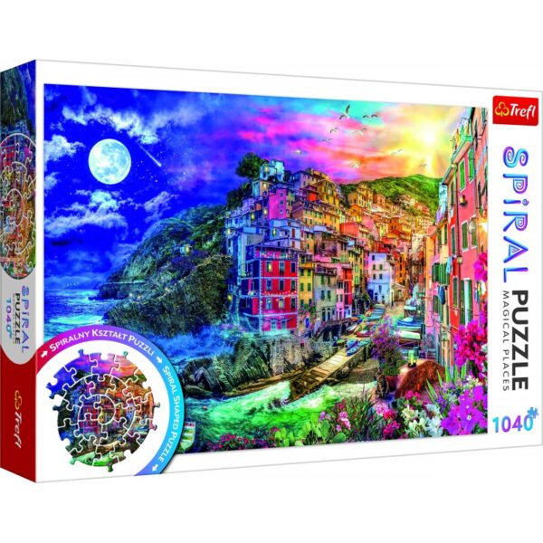 40016 TREFL Spirálové puzzle - Magická zátoka 1040ks