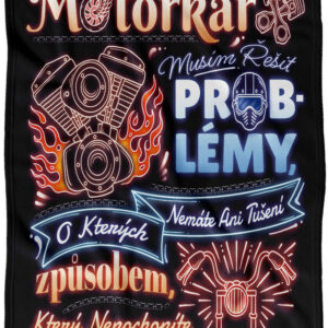 Deka Motorkář - problémy (Podšití beránkem: NE)