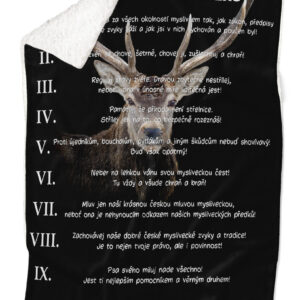 Deka Myslivecké desatero (Podšití beránkem: ANO)