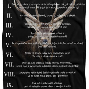 Deka Myslivecké desatero (Podšití beránkem: NE)