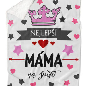 Deka Nejlepší máma na světě (Podšití beránkem: ANO)