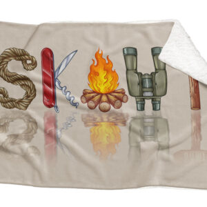 Deka Skaut – nápis (Podšití beránkem: ANO)