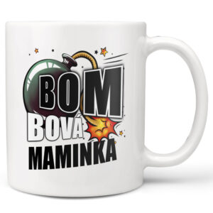 Hrnek Bombová maminka (Náplň hrníčku: Žádná)