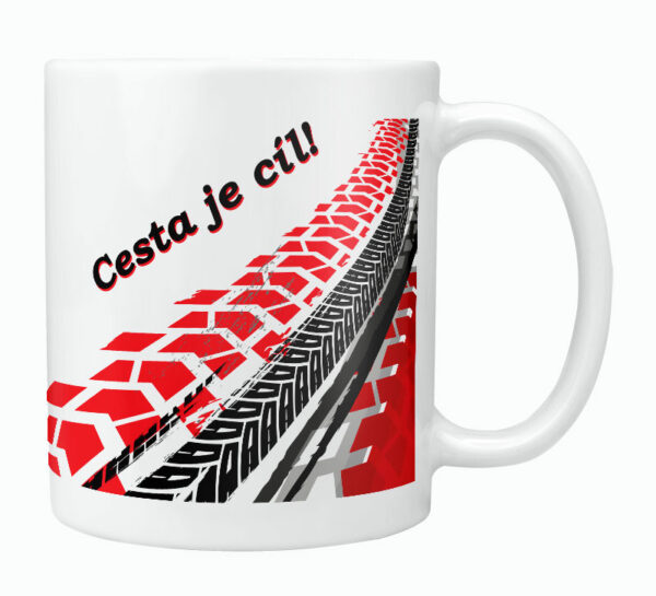 Hrnek Cesta je cíl (Náplň hrníčku: Žádná)