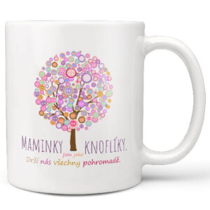 Hrnek Maminky jsou jako knoflíky (Náplň hrníčku: Žádná)