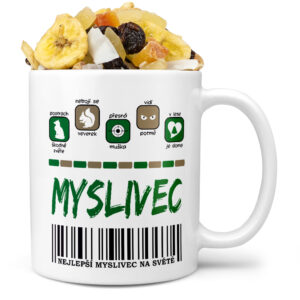 Hrnek Myslivec 100% (Náplň hrníčku: Tropická směs)