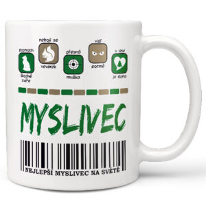 Hrnek Myslivec 100% (Náplň hrníčku: Žádná)