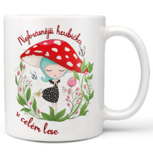 Hrnek Nejkrásnější houbička (Náplň hrníčku: Žádná)