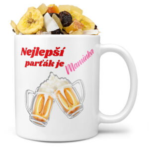 Hrnek Nejlepší parťák je maminka (Náplň hrníčku: Tropická směs)