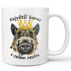 Hrnek Největší kanec (Náplň hrníčku: Žádná)