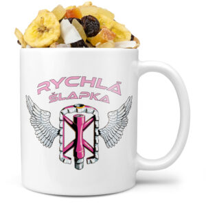 Hrnek Rychlá šlapka (Náplň hrníčku: Tropická směs)