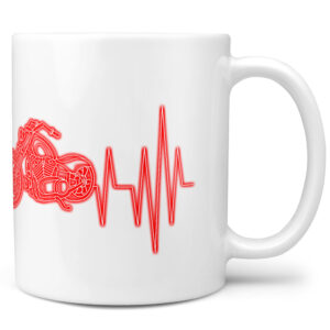 Hrnek Srdeční puls – chopper (Náplň hrníčku: Žádná)