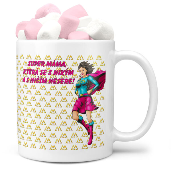 Hrnek Supermáma (Barva vlasů: Černá