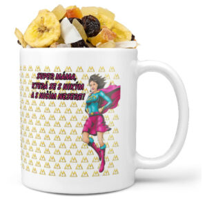 Hrnek Supermáma (Barva vlasů: Černá