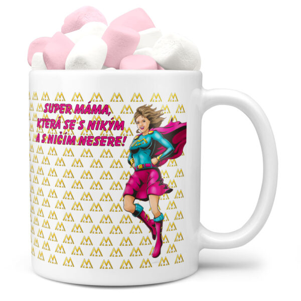 Hrnek Supermáma (Barva vlasů: hnědá