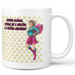 Hrnek Supermáma (Barva vlasů: hnědá