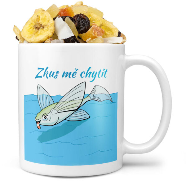 Hrnek Zkus mě chytit (Náplň hrníčku: Tropická směs)