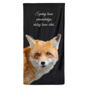 Osuška Liška – lovec (Velikost osušky: 100x170cm)